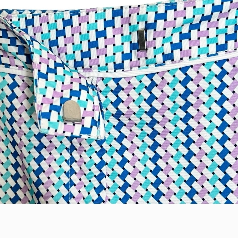 Golf Shorts, Lady Hagen Like new! Patterned Shorts - Blue and White - Picture 5 of 6